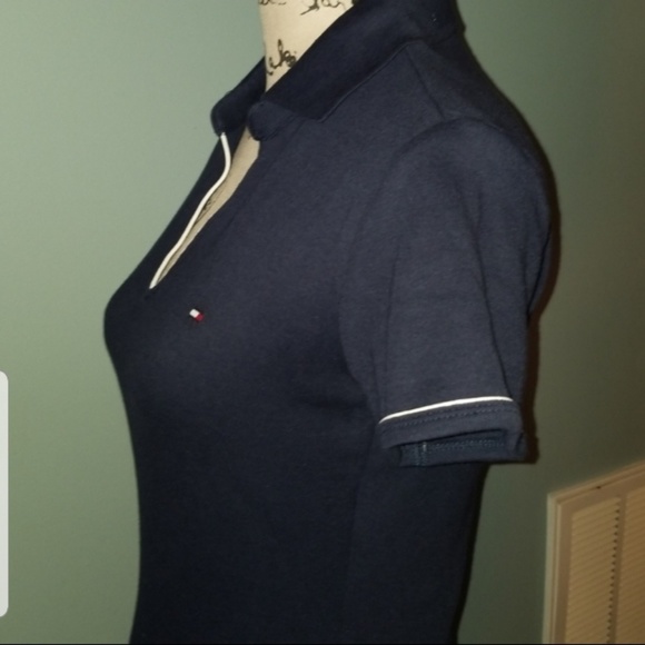 Tommy Hilfiger Tory Short Sleeve Polo Shirt Dress - Picture 5 of 8
